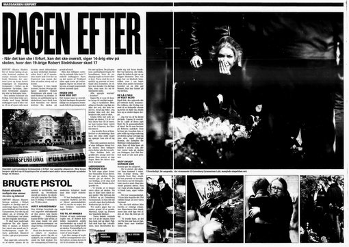 Erfurt school shooting masacre Gutenberg Gymnasium, Robert Steinauser 29.04.2002