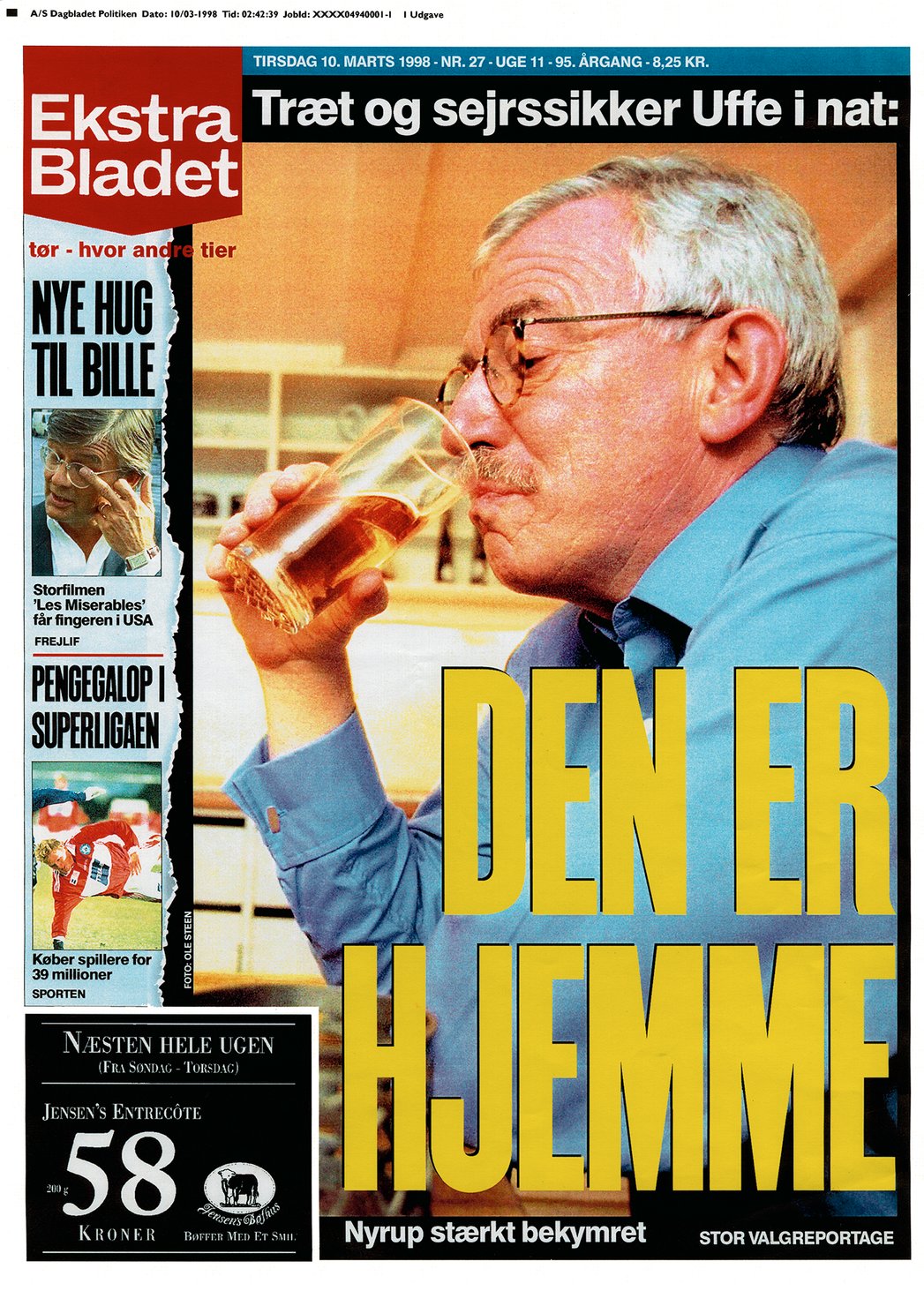 Uffe Ellemann election 1998