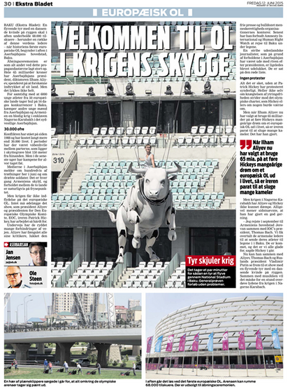 Baku, Azerbaijan European Games 2015 . © Photo: Ole Steen/Scanpix