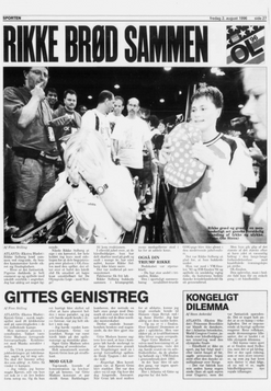 Olympic Games 1996, Atlanta USA, Anja Andersen Danish Handball. © Photo: Ole Steen/Scanpix