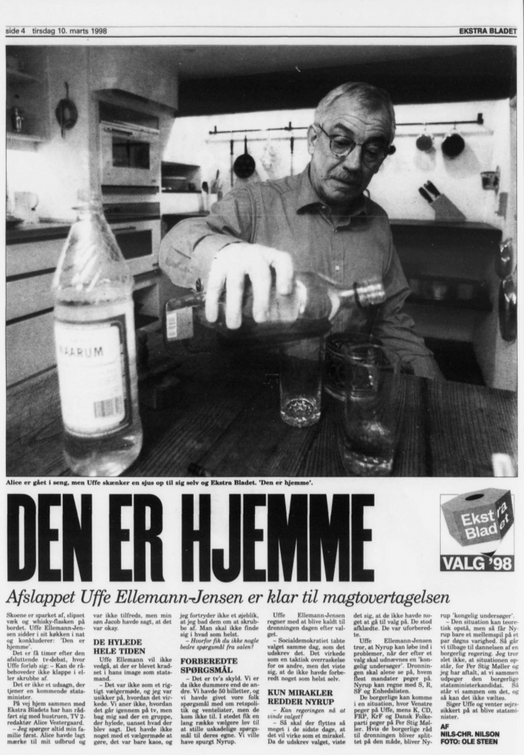 Uffe Ellemann election 1998
