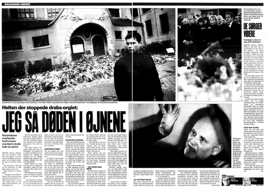 Erfurt school shooting masacre Gutenberg Gymnasium, Robert Steinauser 29.04.2002