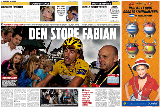 Tour de France 2010.  © Photo: Ole Steen/Scanpix