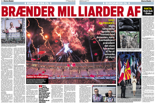 Baku, Azerbaijan European Games 2015 .© Photo: Ole Steen/Ekstra Bladet/Scanpix